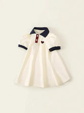 Girls Summer Dress Set 2024 New Casual Chic T-Shirt Dress Princess Dress For Young Girl